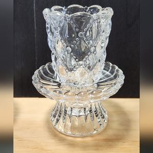 Partylite Quilted Crystal Pair #P9246